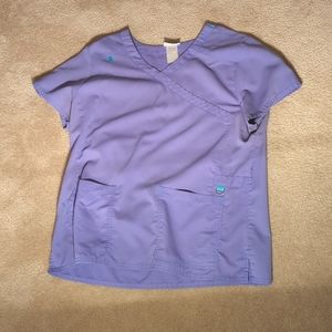 Scrubstar Purple Scrub Top
